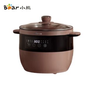 小熊/Bear  电炖锅DDZ-B25T6 电炖盅隔水炖煲汤锅炖汤锅电砂锅 紫砂锅 炖汤盅电炖锅隔水家用2-4人 配蒸笼
