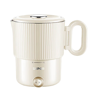 苏泊尔（SUPOR）  旅行出差家用养生冲奶电热水壶学生304不锈钢泡面杯 SW-08J01