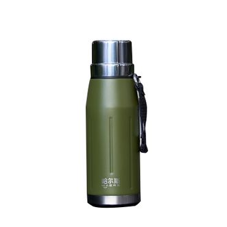 哈尔斯（HAERS）   征途保温杯 316不锈钢内胆 户外便携 650ml 雨林绿 HGY-650-001