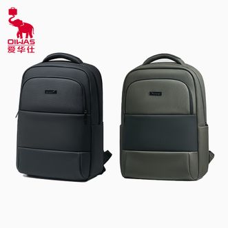 爱华仕/Oiwas  都市行者系列男士双肩包学生笔记本电脑包商务大容量双肩背包OCB4913