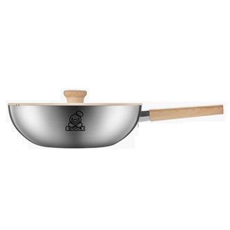 炊大皇（COOKER KING）  30cm炒锅小黄鸭联名款不锈钢炒菜锅汤锅炖锅煎锅不粘锅可用不锈钢锅铲燃气煤气灶电磁炉通用锅CG30XHYG