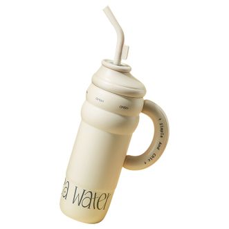 草莓生活（CMSH）  巨无霸保温杯大容量女生冰霸杯大号水杯新款女吸管杯1300mL CMSH0493