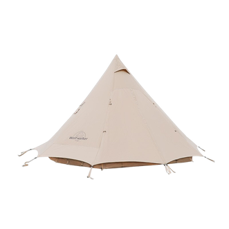 狼行者  金字塔帐篷户外露营野外野营加厚印第安轻奢棉布蒙古包装备 LXZ-1150 中号