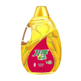 刀唛  非转基因食用油物理压榨一级玉米油2L