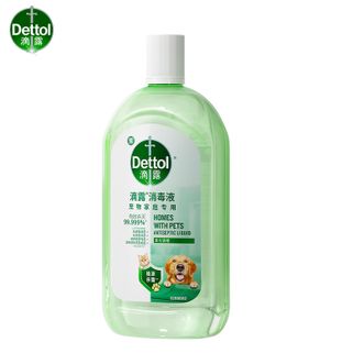 滴露/Dettol  消毒液（宠物家庭专用）2斤/大瓶装  99.99%灭宠物病毒 宠物除菌杀菌 猫砂除臭去味 宠物除臭剂消毒水