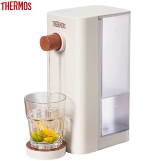 膳魔师（THERMOS）  2L即热式饮水机泡茶机 电水壶电热水壶开水瓶烧水壶家用电器台式茶水机开水机办公室饮水器EHA-1123白色