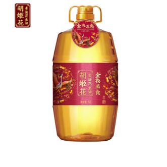 胡姬花  古法小榨花生油 食用油桶装一级压榨植物油 金衣玉食 5L*1桶