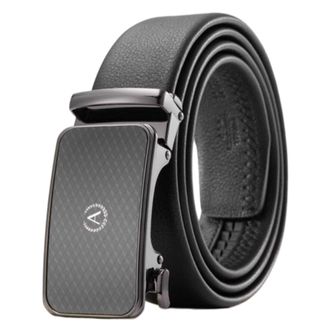 奥康（Aokang）  新款皮带男士真皮锌合金自动扣经典时尚腰带父亲节礼盒装