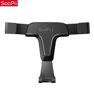 Soopii  重力手机支架 CM01 汽车用出风口卡扣式 车上支撑重力通用架 黑色