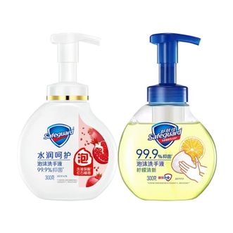 舒肤佳抑菌泡沫洗手液红石榴香300g+柠檬香300g（新老包装随机发货）