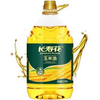 长寿花LONGEVITY FLOWER  压榨玉米油 3.78L