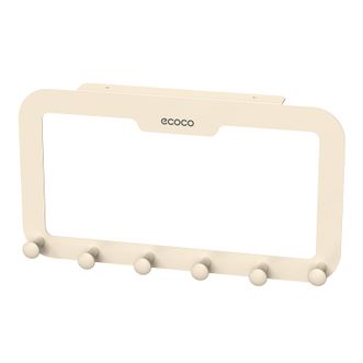 意可可/ecoco  门后挂钩免打孔安装无痕卧室挂衣钩浴室挂衣架衣服挂钩 颜色随机发货