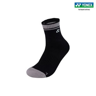 尤尼克斯（YONEX）  男女羽毛球加厚毛巾底袜中筒1450526BCR 柔软/透气