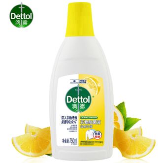 滴露/Dettol  衣物除菌液清新柠檬750ml高效除螨辅助洗涤