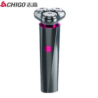 志高/Chigo  剃须刀便携电动刮胡刀双面弧形刀网持久续航GZ-6880标配三合一款