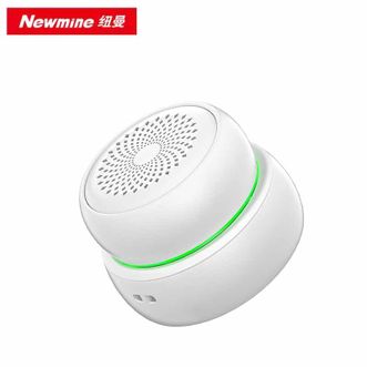 纽曼（Newmine）  磁吸无线音响 PBS010  米白色 浴室蓝牙音箱 户外室内运动迷你手机支架防水便携喇叭磁吸小钢炮送礼物