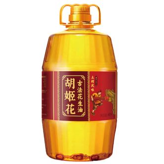胡姬花 古法土榨风味花生油4L 食用油压榨一级 胡姬花 古法土榨风味花生油4L 食用油压榨一级