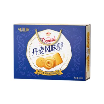 味滋源  丹麦风味曲奇饼干  糕点点心  下午茶零食小吃  528g