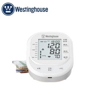 西屋/Westinghouse  电子血压计家用血压测量仪上臂式血压仪家用高精准测血压仪器测血压仪器B01A白色