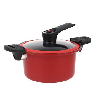 德世朗（DESLON）  麦饭石抗菌不粘微压营养锅 3.5L-10102DFS-T832A