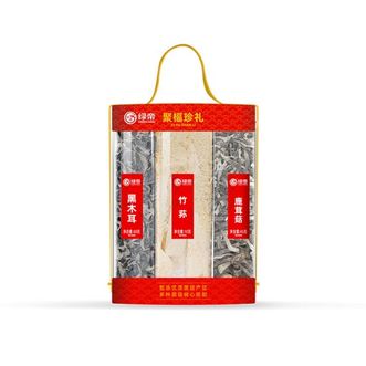 绿帝  聚福珍礼菌菇果蔬礼盒470g  新品