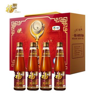 福临门  一级小磨香油礼盒400ml*4