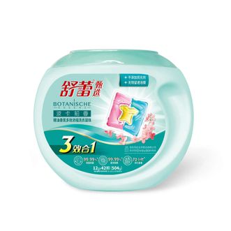 舒蕾  波卡莉香精油香氛多效浓缩洗衣凝珠504g（12gx42颗三腔） （AX）