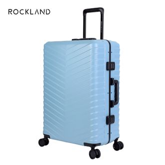 洛克兰/ROCKLAND  机翼纹理超窄铝框箱24寸  CRX20037B  深灰/蓝色