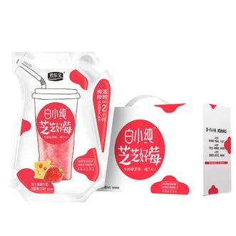 君乐宝（JUNLEBAO）  梅梅牛奶新鲜壶爱克林200ml*12盒