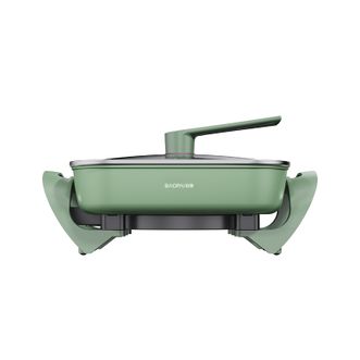 豹牌  多功能料理锅家用电火锅电烤炉4L大容量不粘烧烤锅 BP-WD332