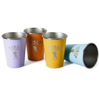 伯希和  HIKER HIKER多幻彩不锈钢水杯4件套（350ML）茶杯露营便携咖啡杯子16307155