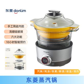 东菱/Donlim  蒸汽锅多功能蒸炖锅 家用电蒸锅 电炖盅煲汤锅隔水炖火锅 料理锅