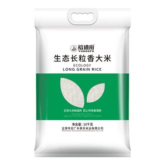 裕道府  生态长粒香大米20斤 东北核心产区大米真空装 松软可口香气四溢  10kg