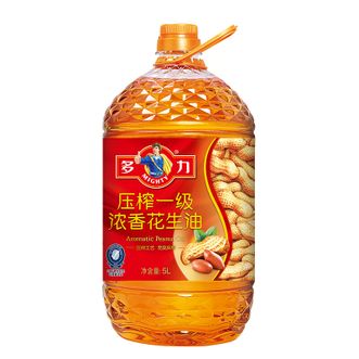 多力  Mighty 浓香花生油5L 精选红衣花生充氮保鲜 锁住花生原香欧美双认证
