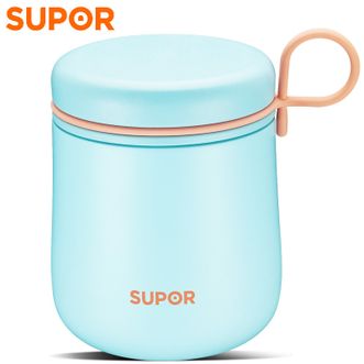 苏泊尔（SUPOR）  焖烧杯不锈钢焖烧壶500ml容量保温饭盒男女焖烧罐KC-50CT70（海盐蓝）