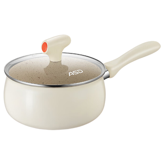 爱仕达（ASD）  奶锅陶瓷新不粘锅 20CM泡面锅宝宝辅食锅电磁炉通用