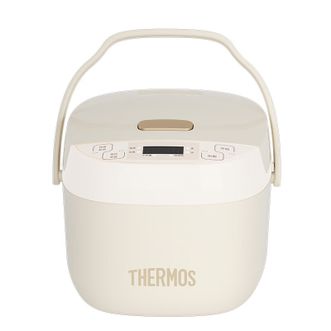 膳魔师（THERMOS）  电饭煲 3L多功能可预约智能控温食品级不粘层铝合金内胆提手触控屏高颜值香槟香色EHA-4130A-CG
