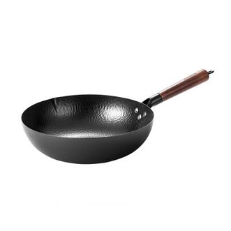 MAXCOOK  精铁炒锅铁锅32cm 鱼鳞纹炒锅 燃气炉电磁炉通用 无涂层可用铁铲 MCC9977 32cm