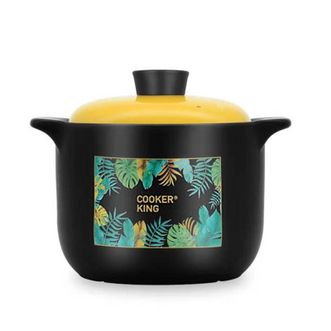 炊大皇（COOKER KING）  家味陶瓷煲4L容量 家用煲汤煮粥煲锅一锅多用陶瓷煲 TCX3852