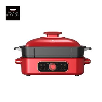 WORLD KITCHEN  发热盘采用铝压铸，热效率高，更显美观 多功能料理锅