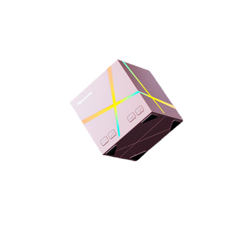 纽曼（Newmine）  蛋壳魔方蓝牙音响迷你电脑小型创意无线音箱 樱语粉