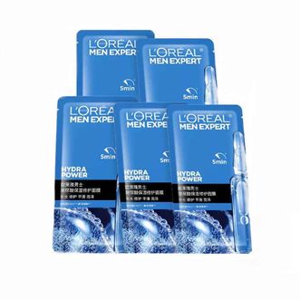 欧莱雅（LOREAL）  男士保湿修护面膜10片    无包装盒