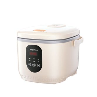 龙的/Longde  电饭煲 家用多功能3-4人适用电饭锅不沾内胆24小时预约 米白色 4L