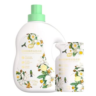 植护  除菌除螨香氛洗衣液（樱花香型） 2.15kg*1瓶+500g*1袋
