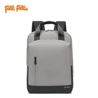 Folli Follie  商务休闲时尚轻便双肩包旅行包  FF-D002A  灰色