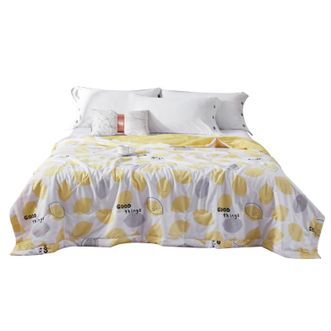 唐纳家纺  家纺柠檬爽肤被 150*200CM 唐纳家纺  家纺柠檬爽肤被 150*200CM