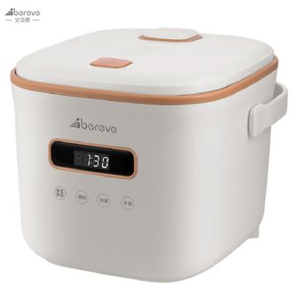 艾贝丽  3L电饭煲带蒸笼电饭锅 微电脑预约定时多功能煮饭煮粥煲汤炖煮厨房家用电器电炖锅ABL-FBZ31
