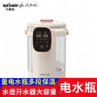 小画仙  电热水瓶 家用烧水壶开水器 大容量电水瓶多段保温电动饮水机除氯高硼硅玻璃