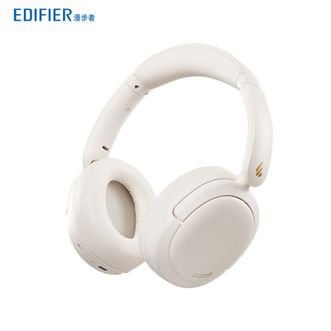 漫步者  头戴式主动降噪蓝牙耳机W800BT Free降噪版云白 金标认证HiFi音质长续航可折叠无线音乐耳麦