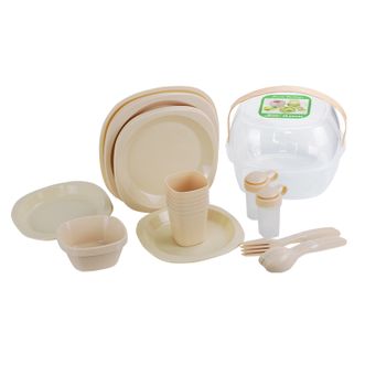 婴侍卫(BBG+)  婴侍卫户外便携式餐具48件套 103-48 婴侍卫(BBG+)  婴侍卫户外便携式餐具48件套 103-48